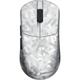 Furycube F1 Karbonfiber PAW3315 Değiştirilebilir Batarya Kablolu 49gr Bluetooth 2.4Ghz 32000DPI Kablosuz Gaming Oyuncu Mouse Gümüş Karbon
