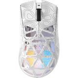 Furycube G11 PAW3311 Kablolu Bluetooth 2.4ghz 22000DPI Kablosuz Gaming Oyuncu Mouse Beyaz Topografya