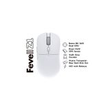 FURYLEVEL Fevell Z1 26000Dpi 2.4GHz & BT Wireless Kablosuz Gaming Oyuncu Mouse (Beyaz)