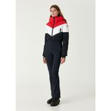 Fusalp Kira Lacivert Kırmızı Kayak Tulumu - Lacivert - Kırmızı - 34