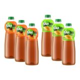 Fuse Tea Soğuk Çay Karma Paket, Şeftali ve Mango Ananas, 1500 ml, 6'lı