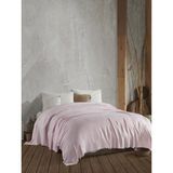 Fushia Bamboo Çift Kişilik Bambu Yatak Örtüsü Pudra - 200 x 230 cm