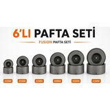 Fusion 6'lı Pafta Seti 20-25-32-40-50-63 mm Pprc Boru Kaynak Makinesi Uyumlu