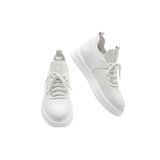 Fusion Yüksek Kalite Triko Slip-On Rahat Erkek Spor Ayakkabı Beyaz BEYAZ