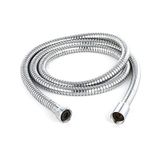 Fusty Universal Eko B Kalite Duş Hortumu Krom Duş Spirali 150 Cm - Tüm Duş Başlıkları Ile %100 Uyum Gümüş