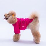 Fuşya Cancun - Cancún Ceket Gabardin Çıtçıtlı Kedi Köpek Ceketi Kedi Köpek Kıyafeti Kedi Köpek Elbisesi fusya