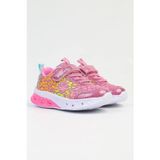Fuşya Cırtlı Işıklı Kız Çocuk Yürüyüş ve Spor Ayakkabı Sneaker BNI-10125 P