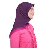 Fuşya Kenar Şerit Aura Eşarp