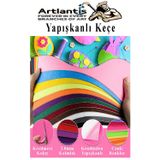 Fuşya Yapışkanlı Keçe 50X70 Cm 3 Adet 2.0 Mm Kendinden Yapışkanlı Renkli Hobi Keçesi Elişi Keçe Kumaşı Anasınıfı