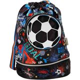 Futbol Desenli Büzgülü Anaokulu Çantası VST-CN0085 - Renkli - Ürün ölçüsü: 32 x 3 x 32 cm - Okul Çantasıı