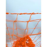 Futbol Kale Filesi 2,5 mm Kord İpi Turuncu 4,5*2,20*0,8 m