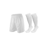 FUTBOL ŞORTU VE ÇORAPLARI 2 Lİ SET (beyaz, l-xl)