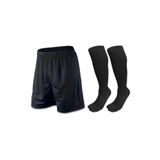 FUTBOL ŞORTU VE ÇORAPLARI 2 Lİ SET (siyah, l-xl)