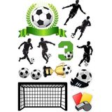 Futbol Sticker Telefon Laptop Notebook Tablet Defter Matara Stiker Etiket ST1382