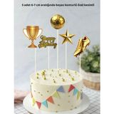 Futbol Temalı Konseptdoğum Günü Pasta Süsü Doğum Günü Süsü
