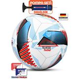 Futbol Topu 2025 Neon League Ball Pompalı Set Dayanıklı Sert Zemin Halı Saha Topu Super No5 - Çok Renkli