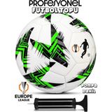 Futbol Topu - Dayanıklı Sert Zemin ve Halı Saha İçin Mükemmel Performans ( Yeşil - Pompalı Set )