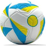 Futbol Topu Euro 2024 Beton ve Çim Zemin Için Uygundur 5 Numara 42641 - Çok Renkli