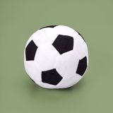 Futbol Topu Figürlü Yastık - Siyah / Beyaz - 30X30 cm - 12 x 14 cm - Çok Renkli