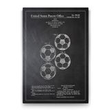 Futbol Topu Patent Tablosu - 30x45cm