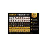 Futbolcu Oyun Karti 75 adet 25 GOLD- 25 SILVER- 25 BLACK Series Pocket Esnek Kırılmaz Parlak Kart + ÇANTA