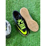 Futsal Kaymaz Salon Futbolu Ayakkabısı Parkur Ayakkabısı - Siyah - Sarı