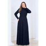 FUVAL MODA Lina Büyük Beden Tesettür Abiye Elbise