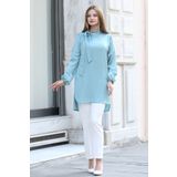 FUVAL MODA Trend Büyük Beden Tesettür Tunik