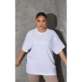 FUWEAR Oversize %100 Pamuk Penye Salaş Hamile Battal T-Shirt