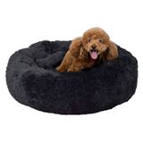 FuzzBall Kabarık Lüks Evcil Hayvan Yatağı, Sakinleştirici Donut Sarılma - Makinede Yıkanabilir, Su Geçirmez Taban, Kaymaz (11 kg'a kadar Küçük Köpekler ve Kediler için)