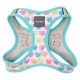 FuzzYard Candy Hearts Köpek Koşum Takımı | Çekmez Ayarlanabilir Köpek Yeleği Koşum Takımı XL Beden Irk Köpekler için, Boğulma Yok ve Rahat Kesim Günlük Koşu, Yürüyüş ve Antrenman için | XL