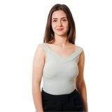 FV Kadın Yüksek Bel Çizgili Spor Tayt, Antrasit, M Beden