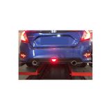 FV-TUNİNG Honda Civic Fc5 Ledli Difüzör Çift Çıkış İthal 16-21 Arka tampon Eki