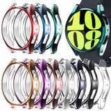 Fvlerz Samsung Galaxy Watch 6 ile Uyumlu Kılıf 40 mm 44 mm Ekran Koruyucu, Yumuşak TPU Yüz Kapağı Çizilmeye Dayanıklı Tam Koruyucu Tampon Seti Aksesuarları Erkekler Kadınlar için (10'lu Paket, 44 mm)