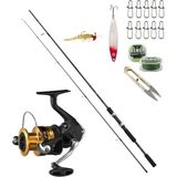 Fx 4000 Shimano Olta Makinesi ve Xt 270CM 10-30GR Olta Kamışı Spin Seti Yüksek Dayanıklılık - Standart - Çok Renkli