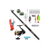 Fx4000 Remixon Sapphire 270Cm 10-40Gr Turna Tele Spin Olta Takımı Seti