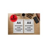 fy design 2 ADET BEYAZ A4 BOYUTUNDA 21X29,7 ÇERÇEVE FOTOĞRAF BELGE SERTİFİKA ÇERÇEVESİ DUVARA ASILABİLİR