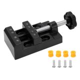 Fyearfly Mini Matkap Pres Mengene Kelepçesi, Mini Bank Mengenesi, Alüminyum Alaşım Mengene Kelepçesi Mücevher Ceviz Nükleer Saat Tamiri, Maksimum 55 mm Sıkıştırma Aralığı