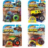 FYJ44 Hot Wheels, Monster Trucks 1:64 Arabalar - RENK - Gri