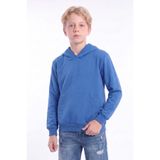 FYK COLLECTİON Erkek Çocuk Basic Düz Kanguru Cepli Kapüşonlu Sweatshirt