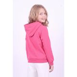 FYK KİDS Kız Çocuk Basic Düz Kanguru Cepli Kapüşonlu Sweatshirt