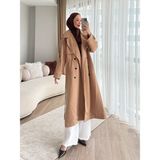 Fyla Boutique Uzun Trençkot - Açık Kahverengi - 2