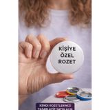 Fynbos Kişiye Özel Buton Rozet 44 mm - Özel Tasarım Yaka Rozeti