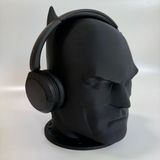 fyne Batman Süper Kahraman Büst Figür Kulaklık Standı - Mat Siyah 27CM