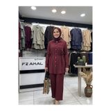 FZ AKAL BÜRÜMCÜK GÖMLEKLİ TAKIM
