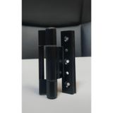 FZ Alüminyum Kapı Menteşesi-3 lü set Siyah Renk (Ral 9005) / CNC İşçilik/Yüksek Kalite