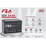 FZA 12V 24AH JEL AKÜ (E-Bike / Elektrikli Bisiklet)