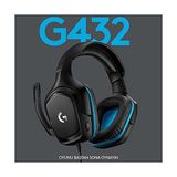 G G432 Kablolu Oyuncu Kulaklığı, 7.1 Surround Ses, Dts Kulaklık: x 2.0, 6mm Mikrofon, Windows, Mac, Switch, Ps4, Xbox One, Tablet ve Mobil Cihazlarla Uyumluluk, Siyah - standart