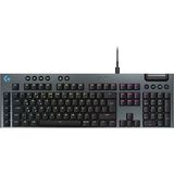 G G915 x Tactile Kablolu Düşük Profilli Rgb Aydınlatmalı Pc/mac Için Mekanik Ingilizce Q Oyun Klavyesi, Siyah