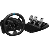 G G923 Driving Force Yarış Direksiyonu, Aşamalı Fren Pedalı, Alüminyum, Çelik ve Deri Yapı, Ps3/ps4/ps5/pc ile Uyumlu, Trueforce Teknolojisi, Aşamalı Fren Pedalı, Siyah